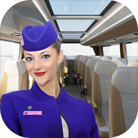 Virtual girl tourist bus waitress jobs : Dream Job