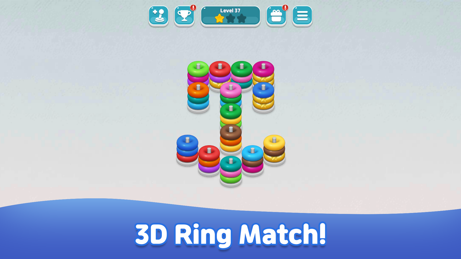 Скриншот игры Triple Ring Match