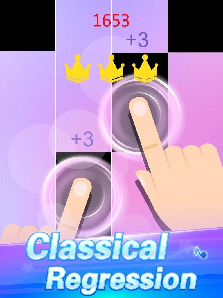 White Tiles 2 : Piano World Game Screenshot