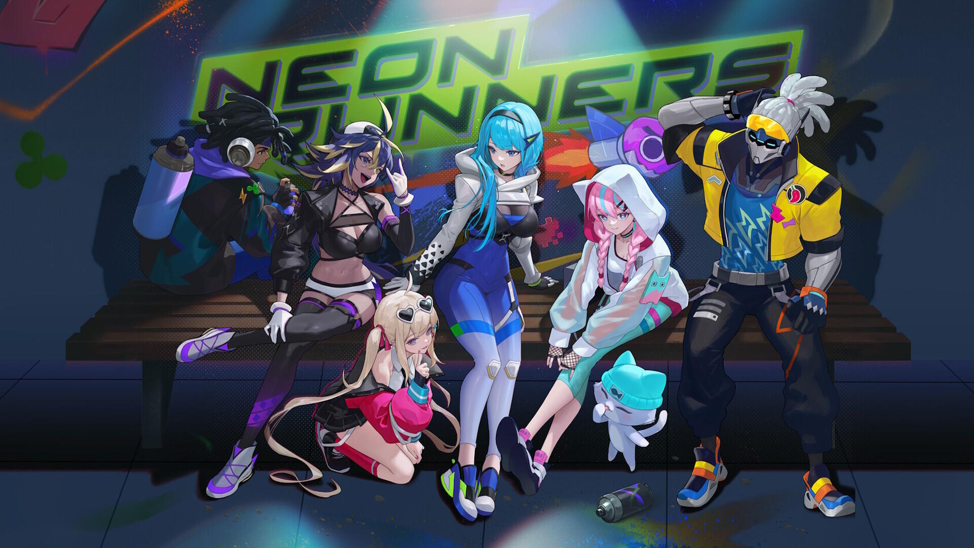 Neon Runners ภาพหน้าจอเกม