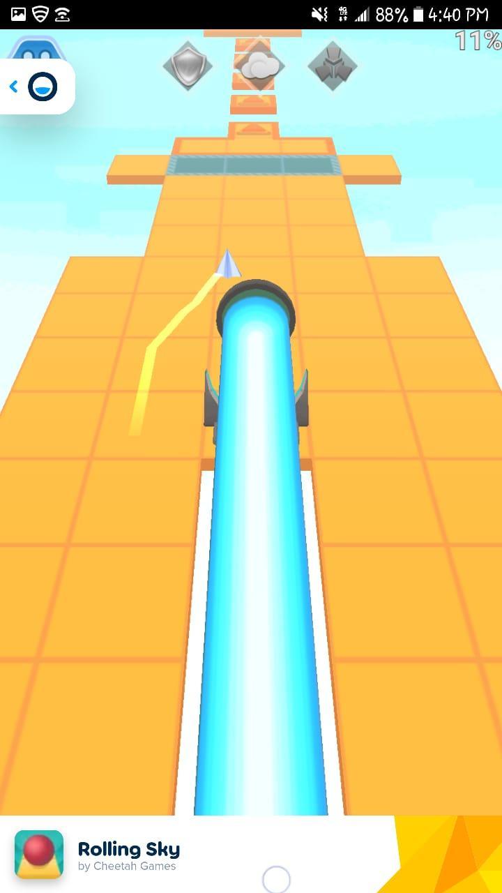 Screenshot of The Rolling Ball - Sky