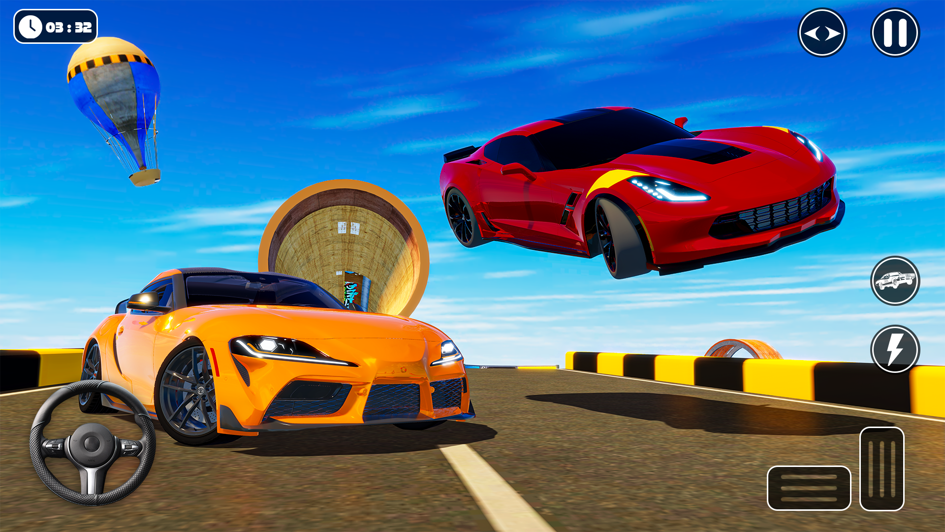 Gt car stunt master 3d ramps Game Screenshot