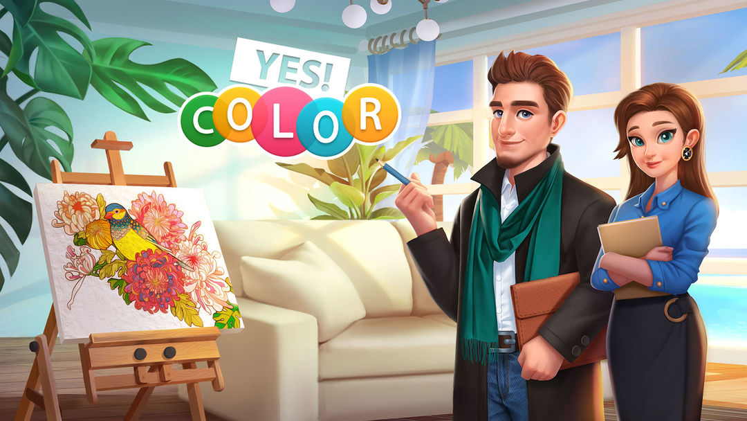 Yes Color! Paint Makeover & Color Home Design 게임 스크린 샷