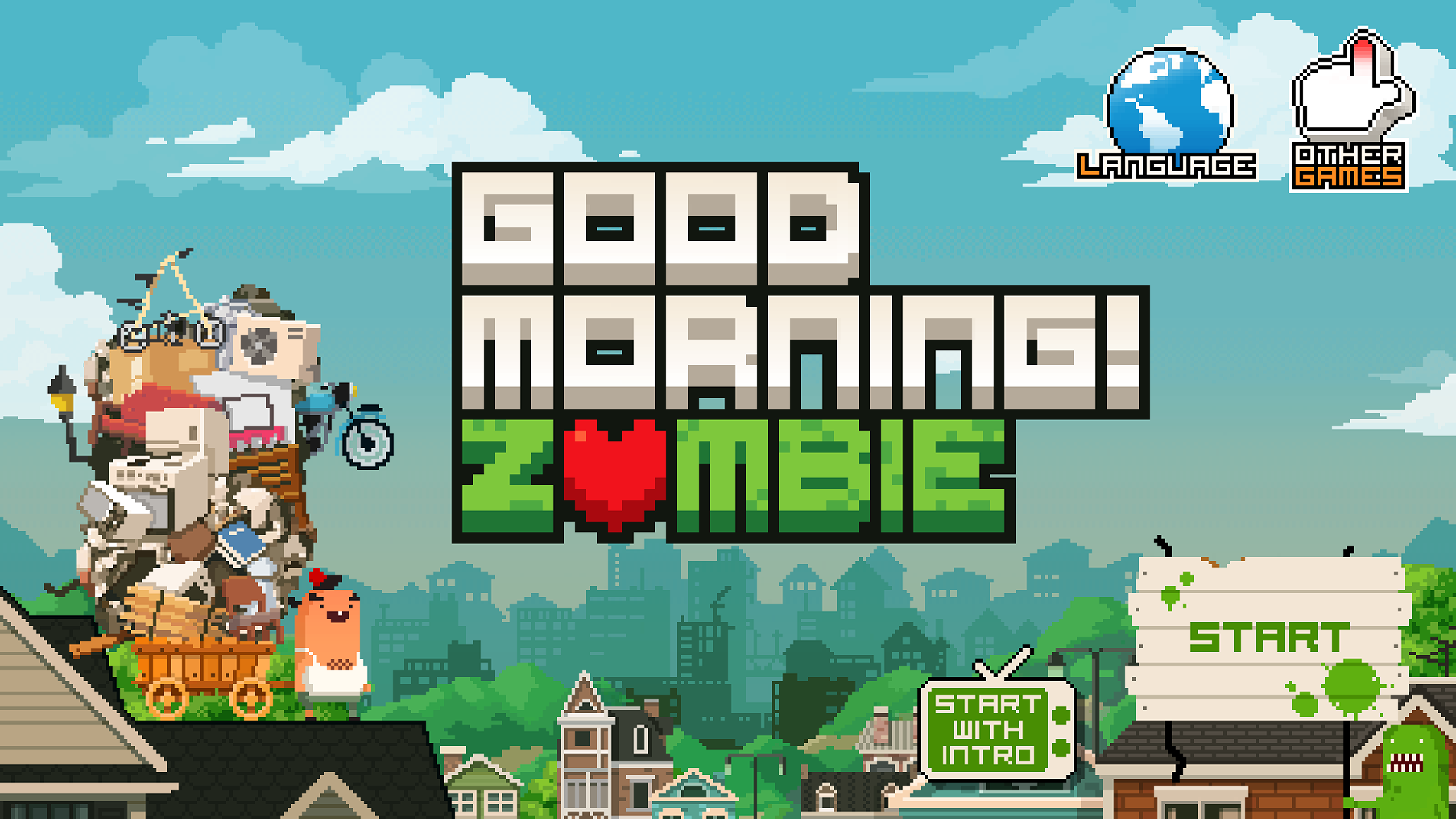 Screenshot of the video of Goodmorning!zombie