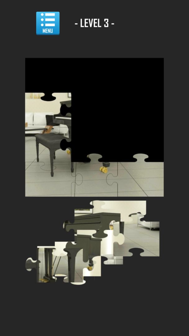 Screenshot of Jigsaw puzzle Lv100