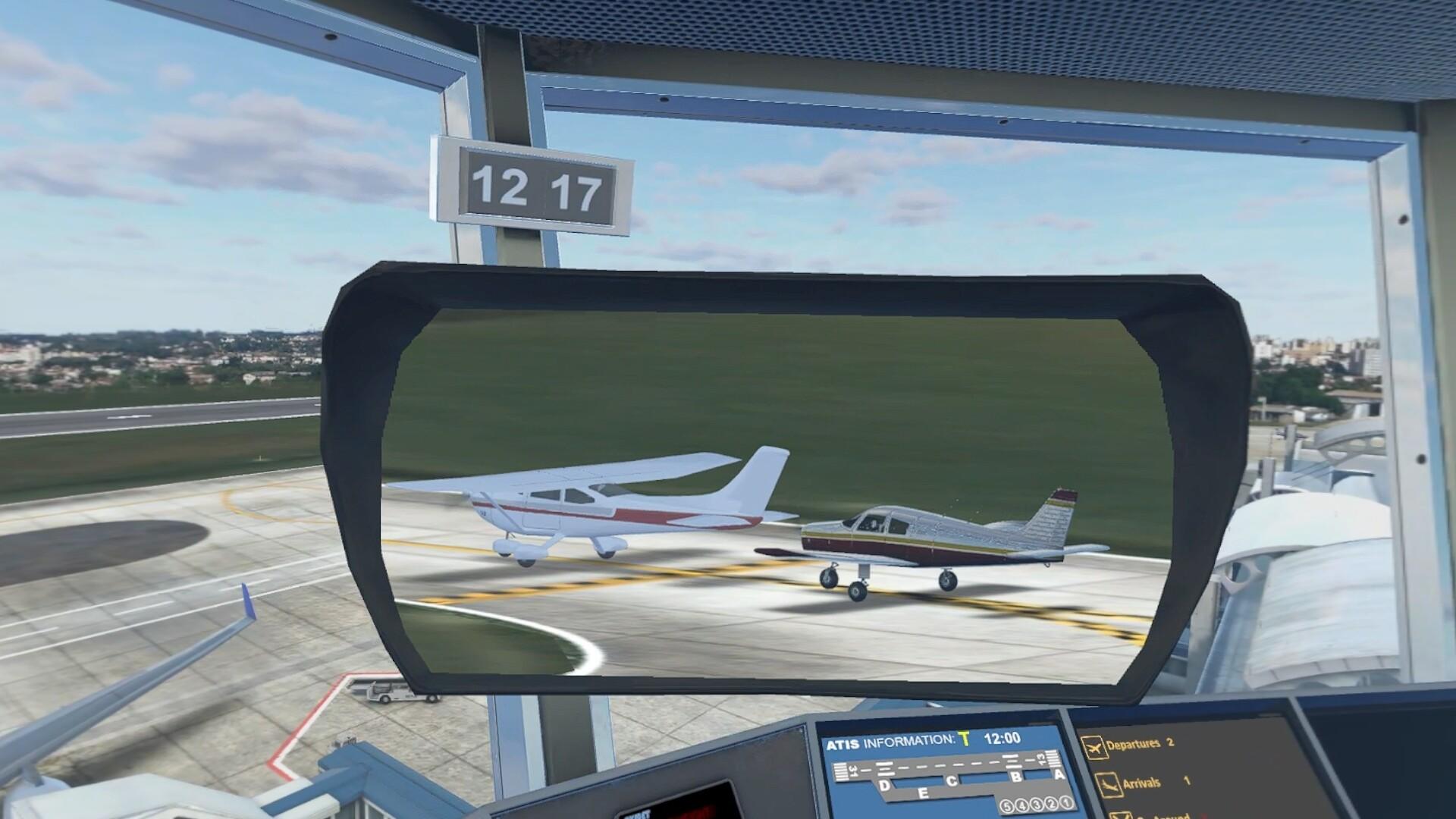 Cuplikan Layar Game V-Air Traffic Control
