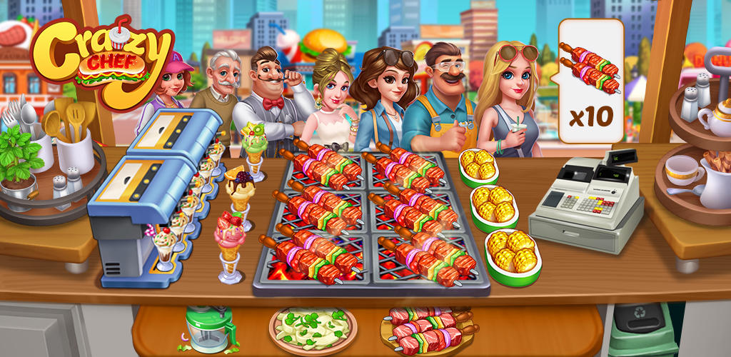 Banner of Crazy Chef: Food Truck Game 1.1.88