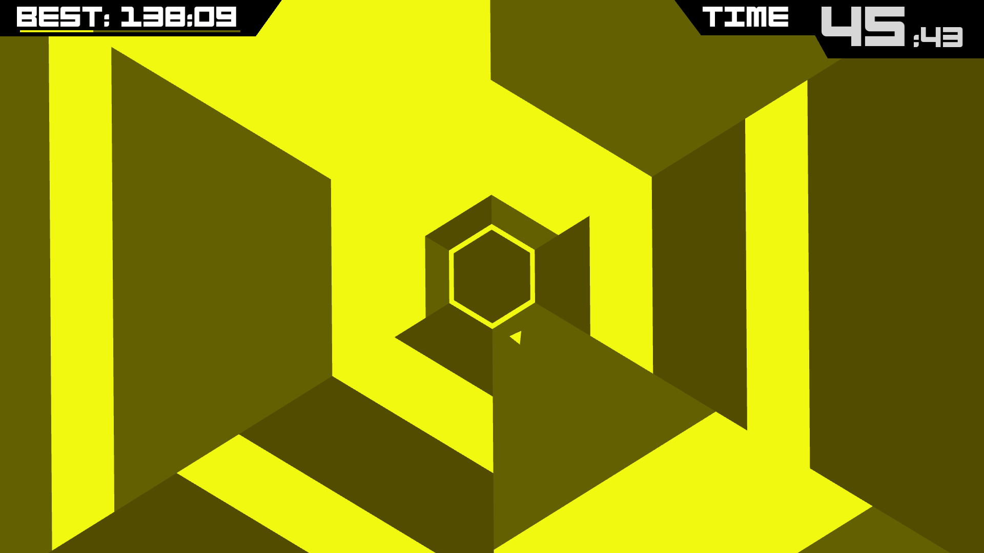 Super Hexagon screenshot game