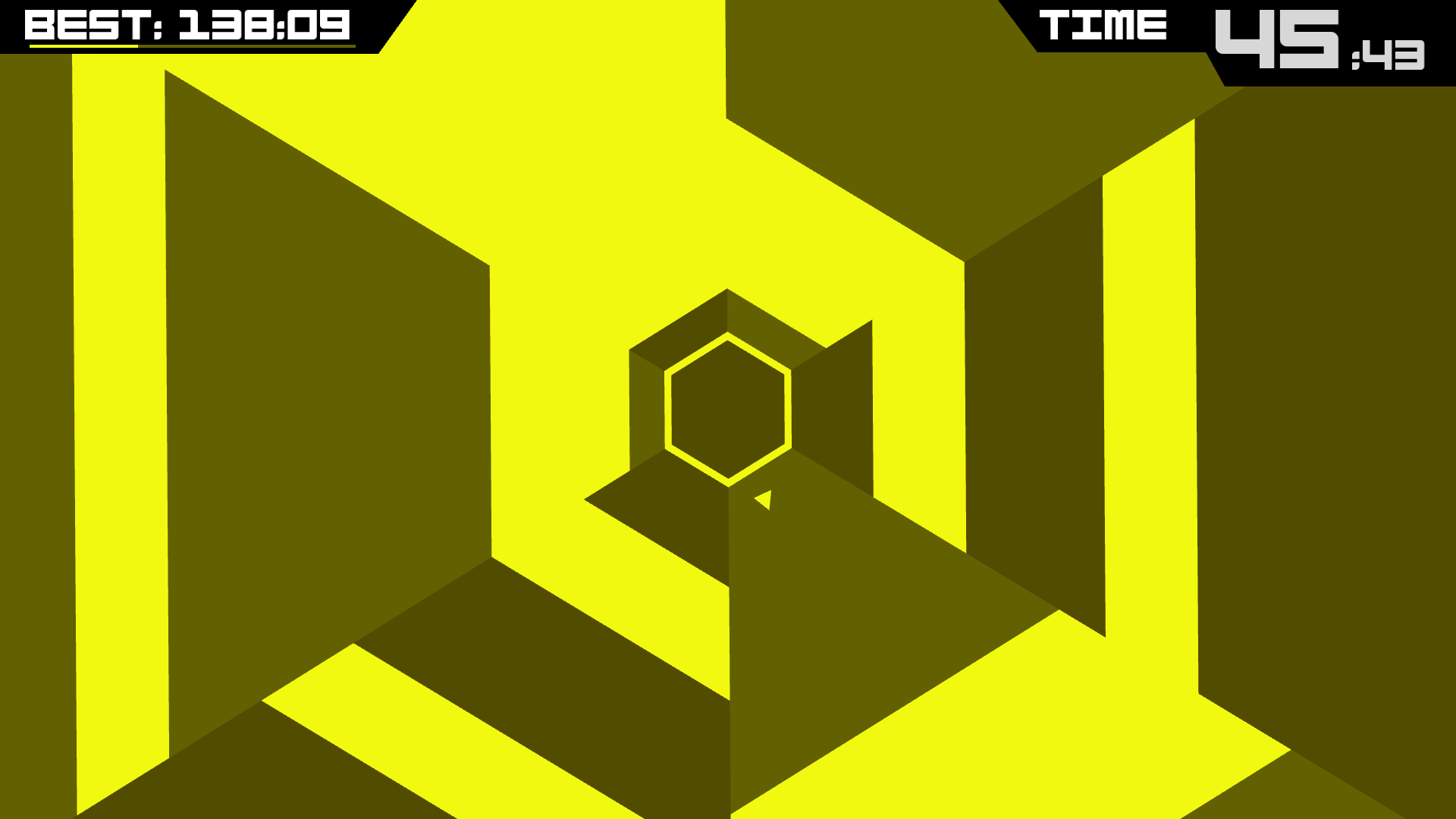 Super Hexagon Game Screenshot