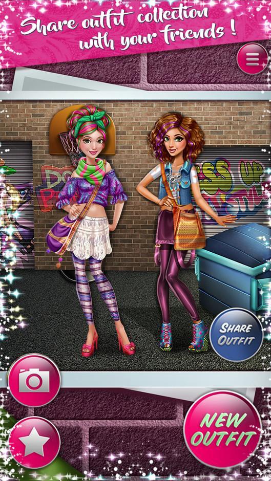 Dress up Game: Dolly Hipsters screenshot game