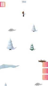 Скриншот игры Endless Mountain: A Snowboardi