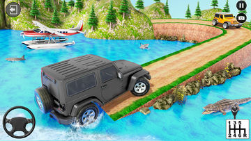 Offroad Jeep Driving Game 4x4 Game Screenshot