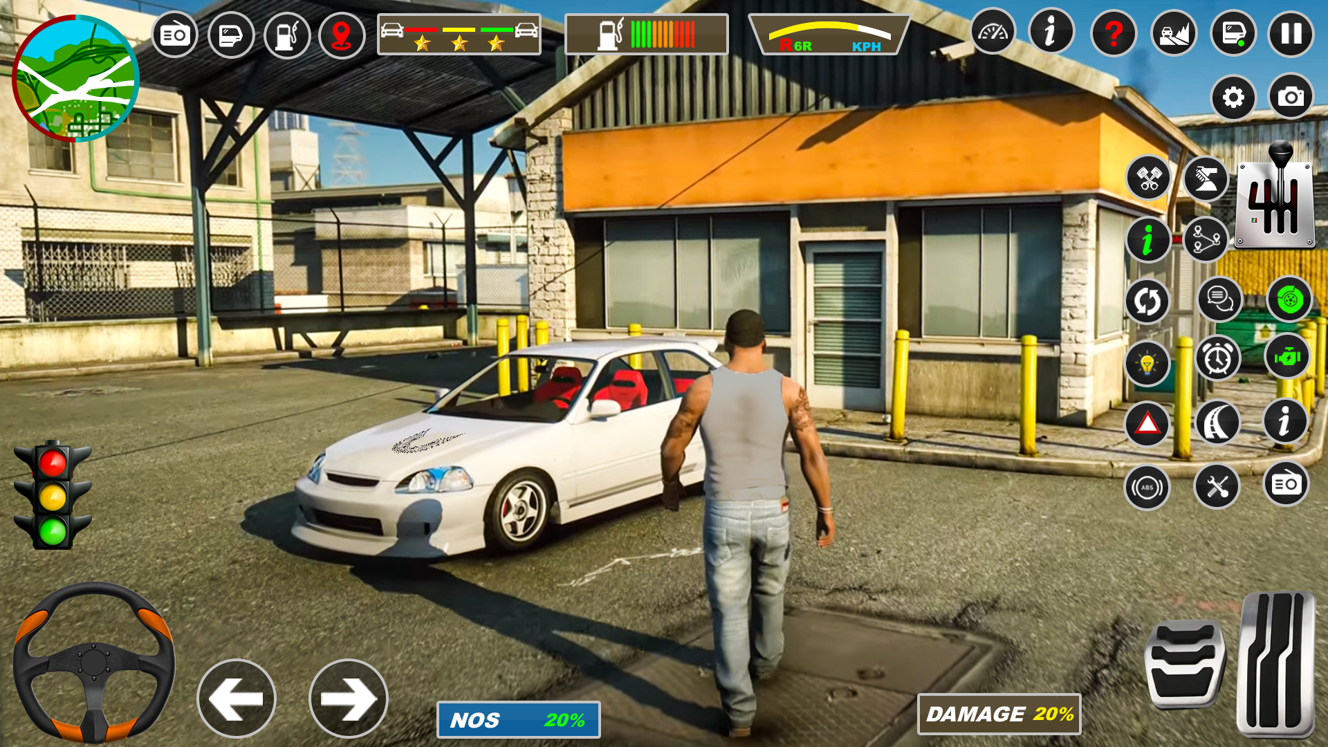 Cuplikan Layar Game Car Driving Simulator Games 3d