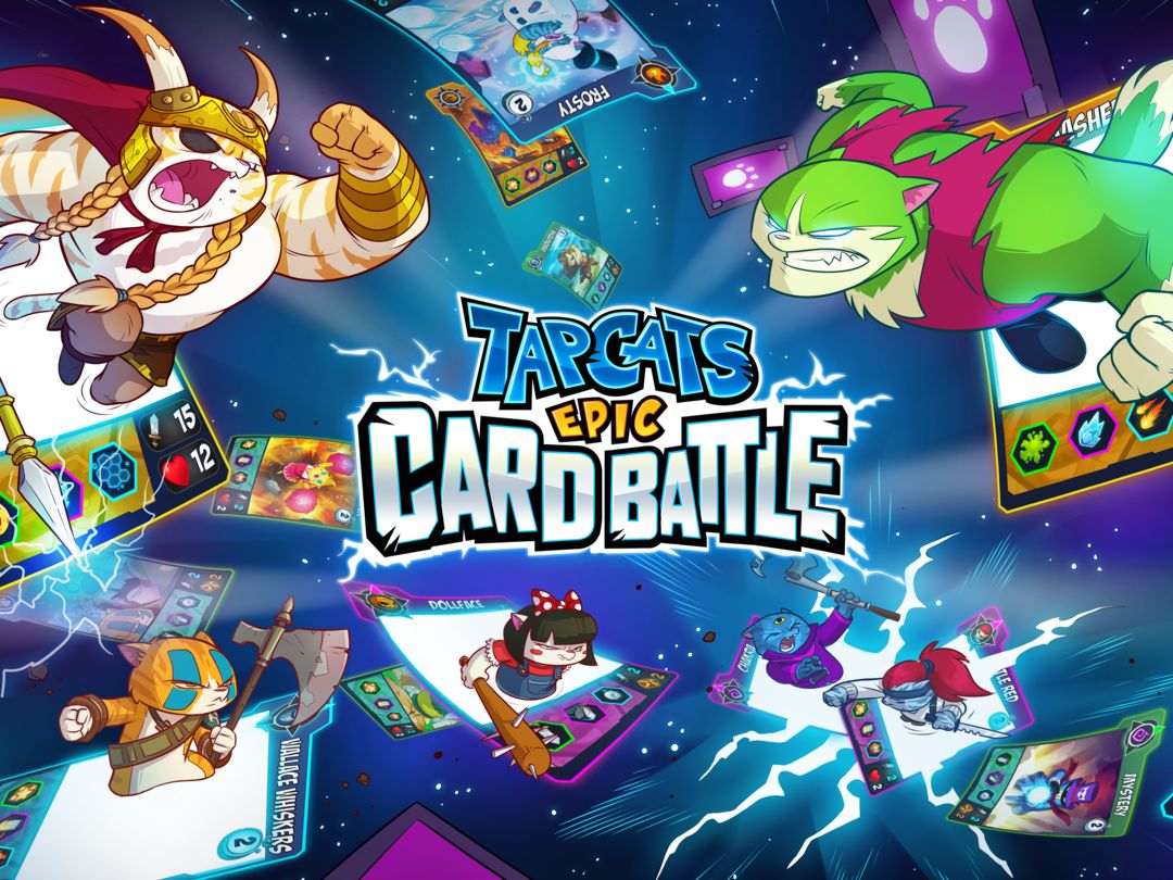 Tap Cats: Epic Card Battle (CCG) 게임 스크린 샷