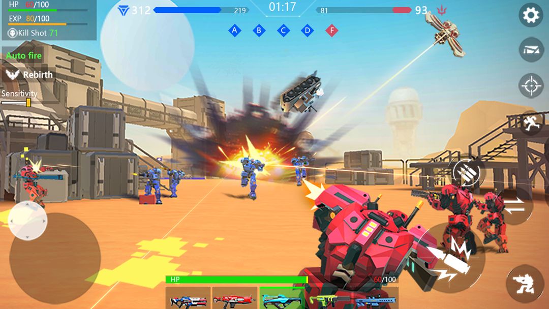 Robot war:Modern Combat FPS 게임 스크린 샷
