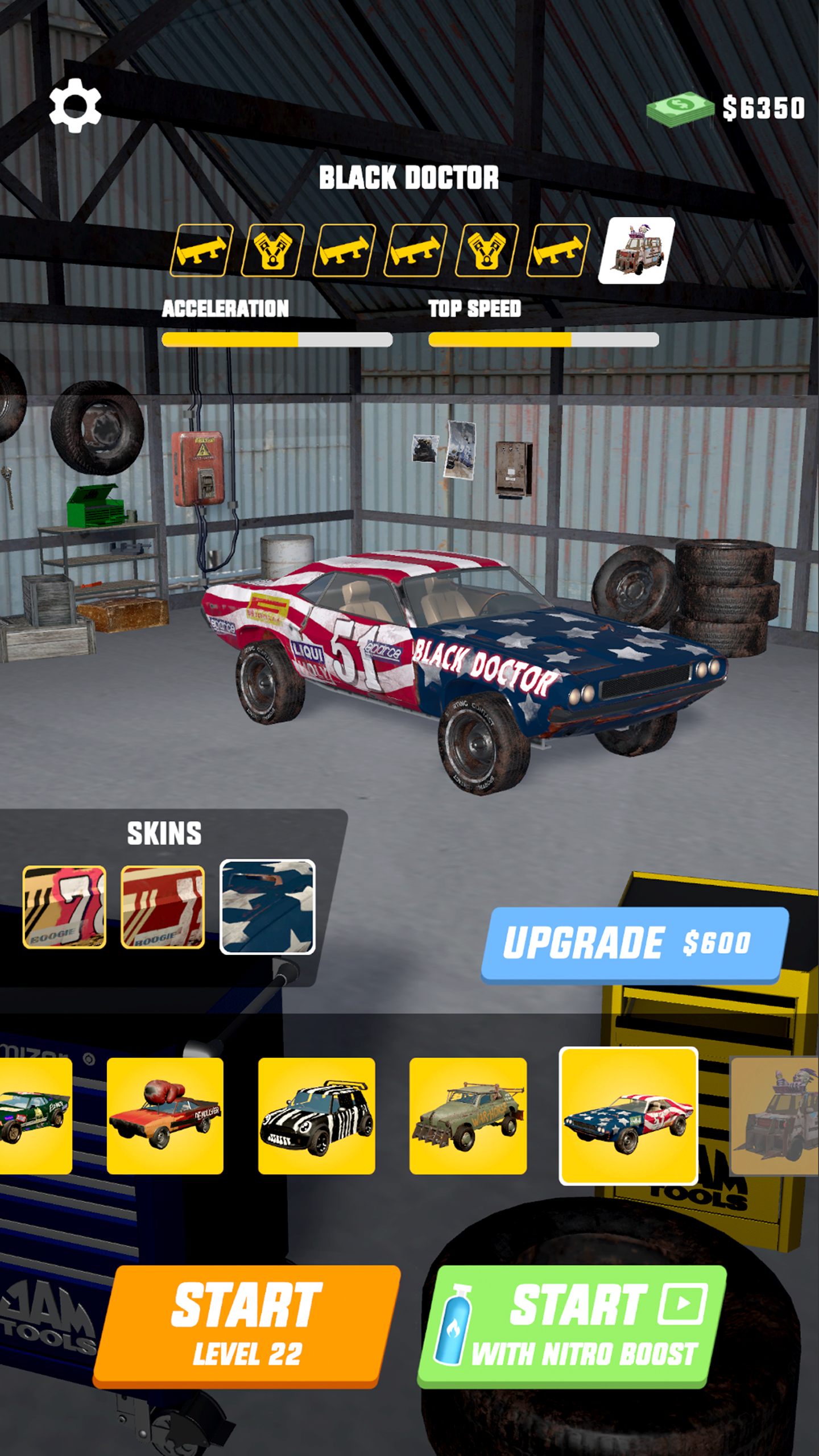 Cuplikan Layar Game Mad Racing 3D - Crash the Car