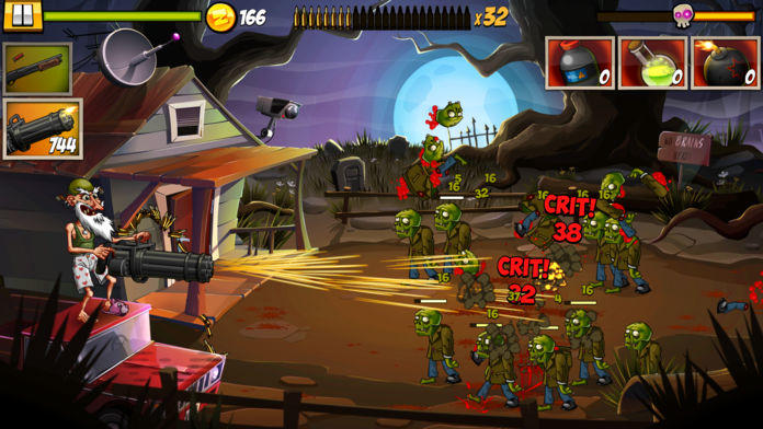 Screenshot of Zombie Smash! Time Travel