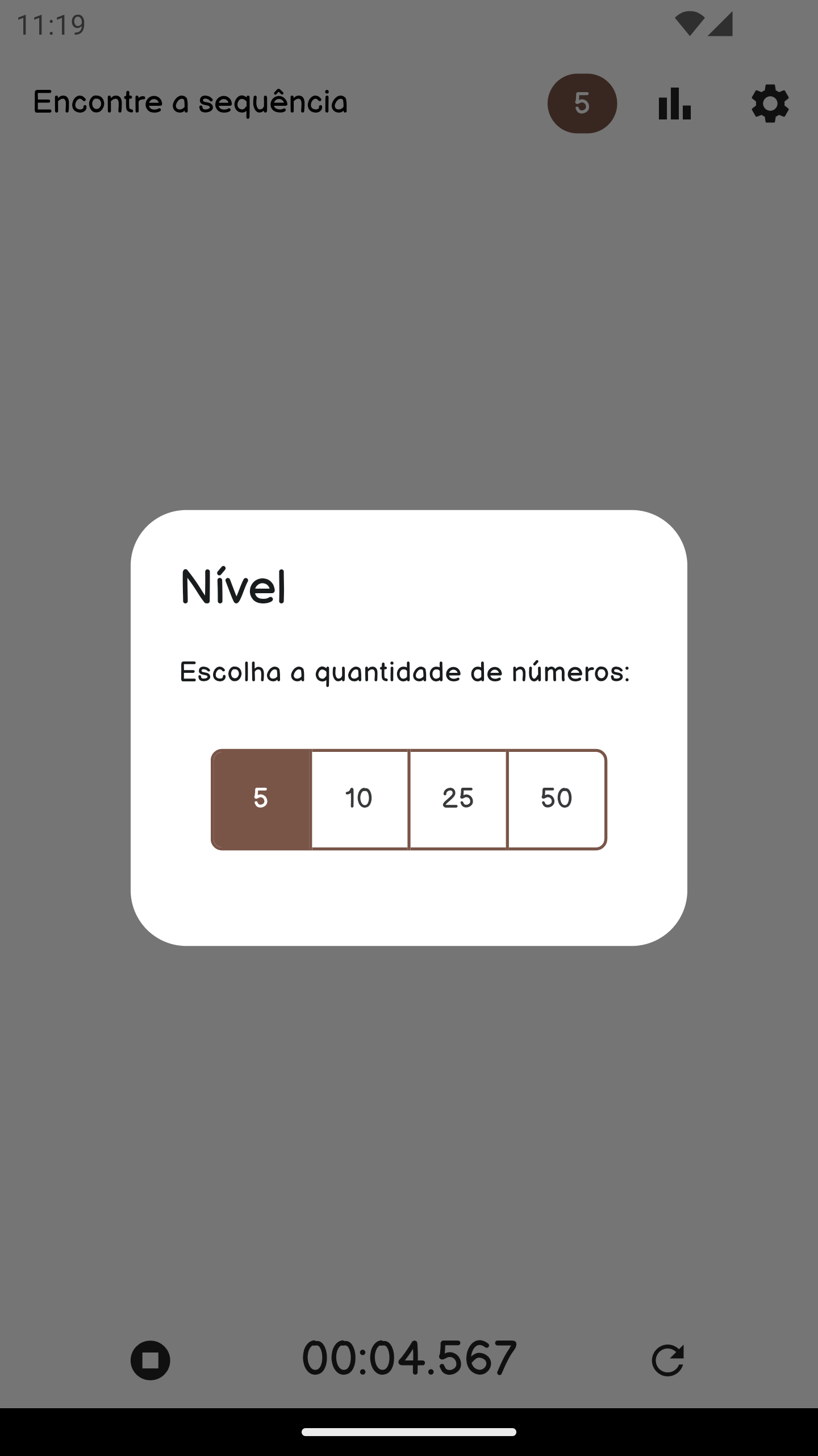 Numeroz - Encontre a sequência ゲームのスクリーンショット