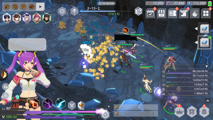 Idle Dragon Princess : AFK RPG Game Screenshot