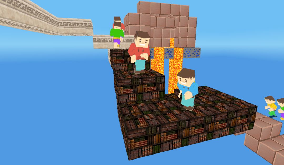 Mcraft : Block Parkour Game 3D ภาพหน้าจอเกม