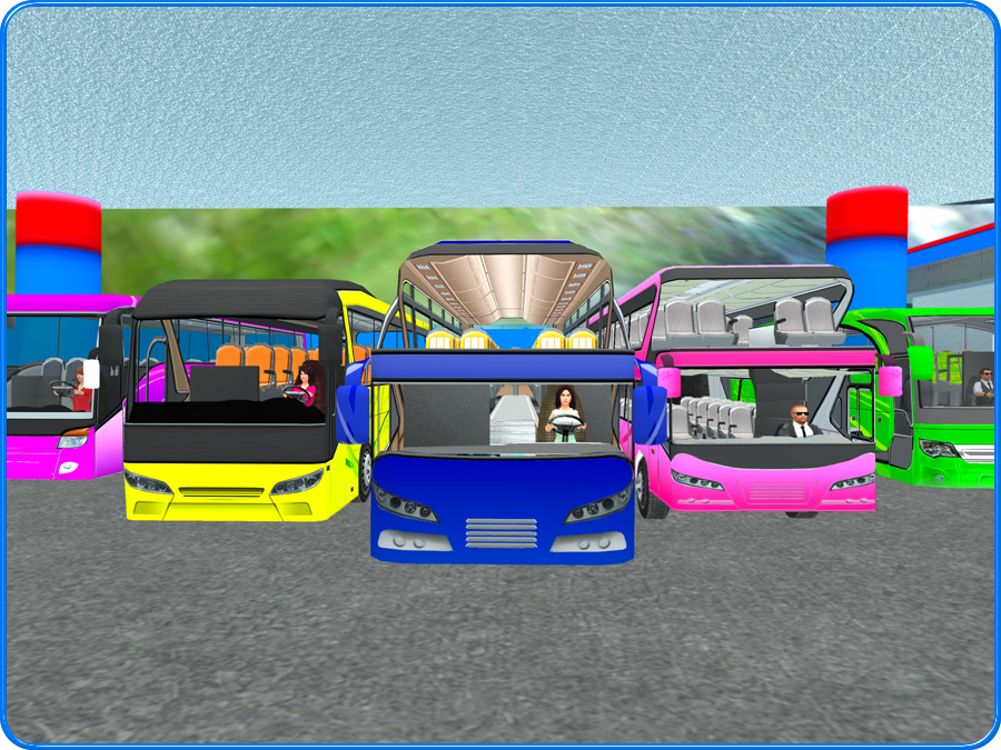 Captura de Tela do Jogo City Bus Simulator - Impossible Bus & Coach Drive