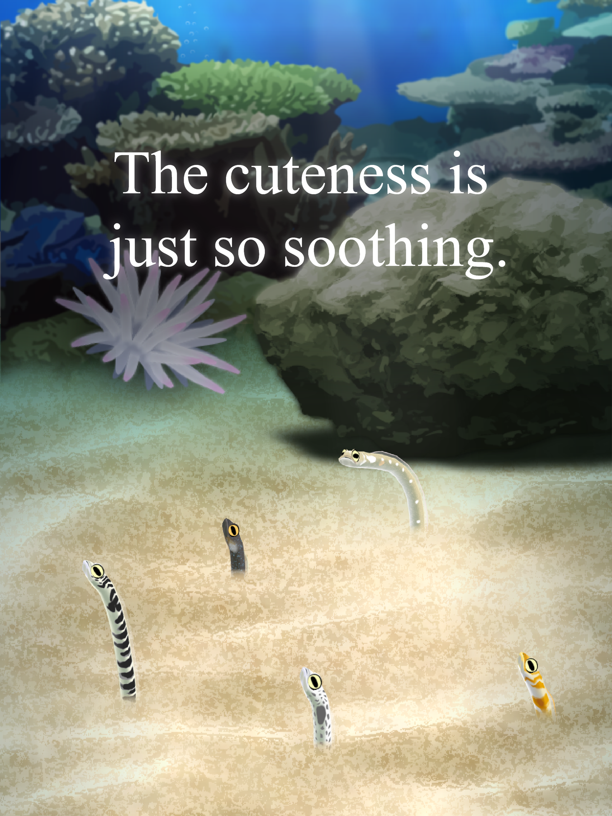Cuplikan Layar Game Garden Eel Pet