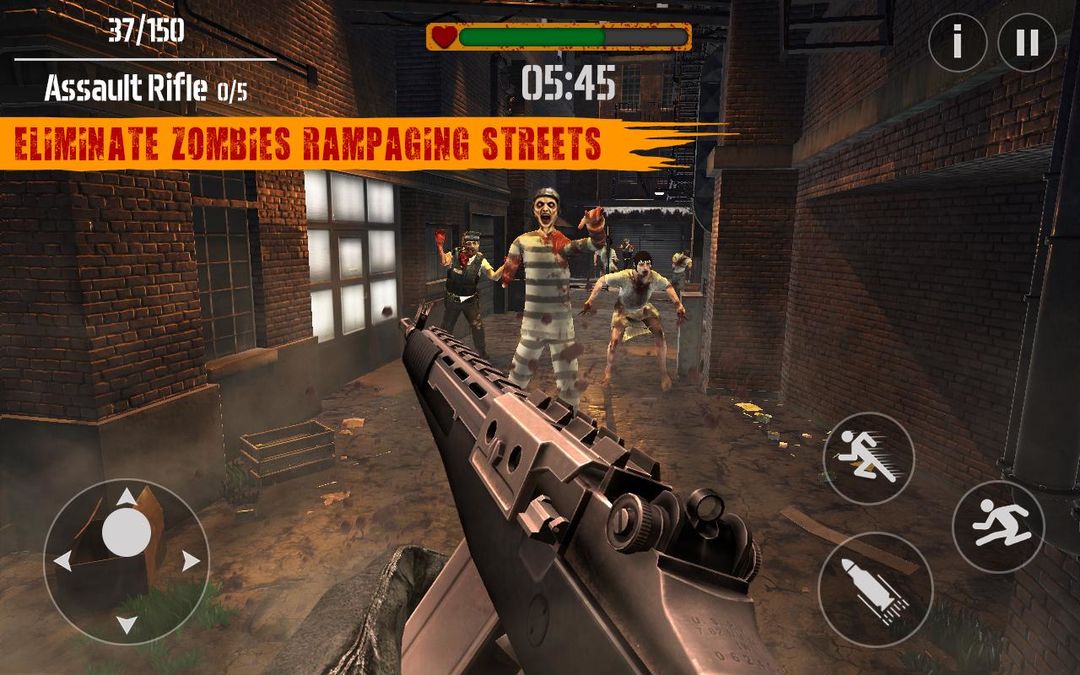 DEAD HUNTER: FPS Zombie Survival Shooter Games 게임 스크린 샷