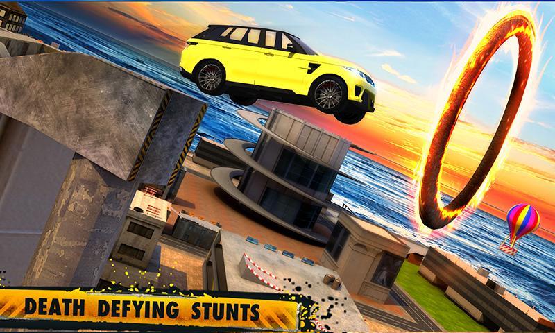City RoofTop Stunts 2016 Game Screenshot