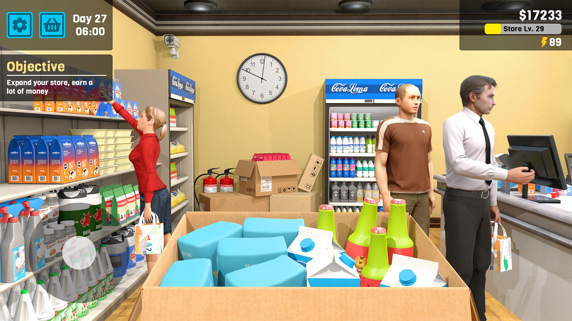 Screenshot 1 of Manage Supermarket Simulator 1.22