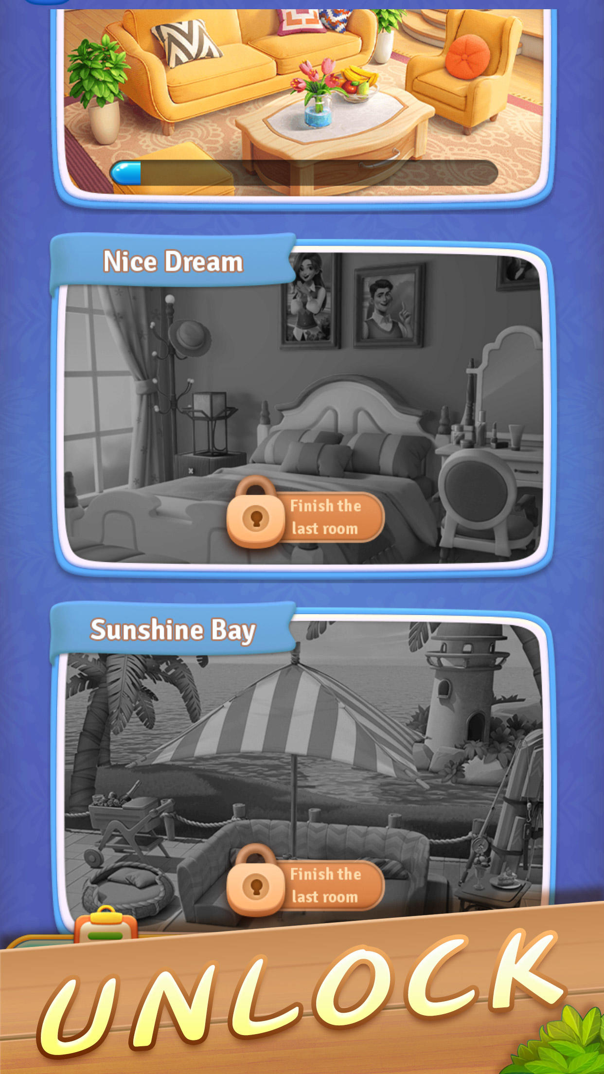 Screenshot of Word Quiz: Decor House Design