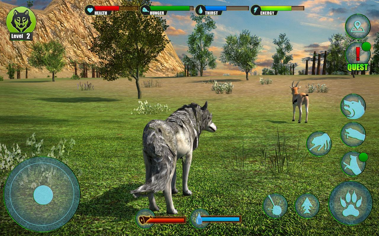 Ultimate Wolf Adventure 3D Game Screenshot