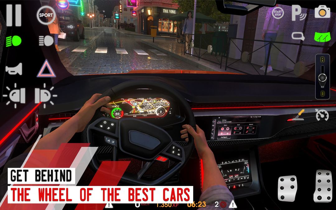 Driving School Simulator ภาพหน้าจอเกม