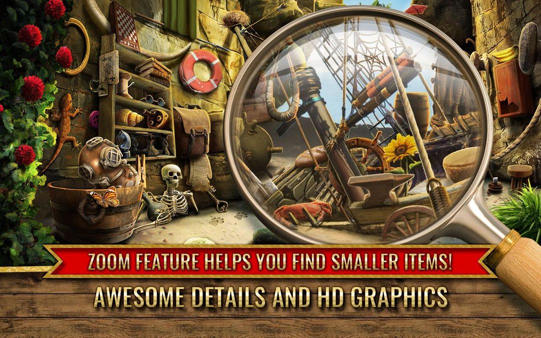 Treasure Island Hidden Objects screenshot game