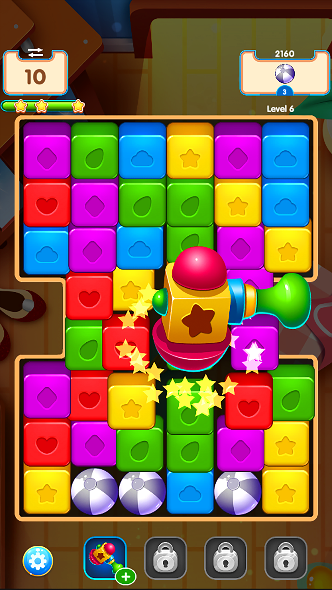 Toy Cube Blast Journey Game Game Screenshot