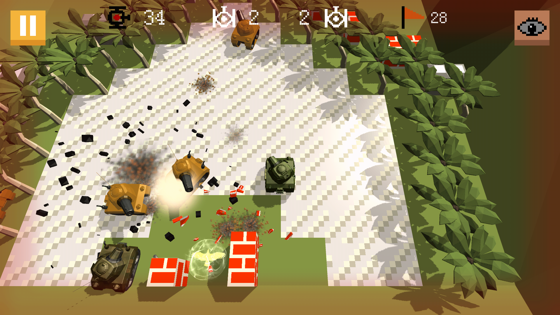 Screenshot 1 of Танковый бой 3D 