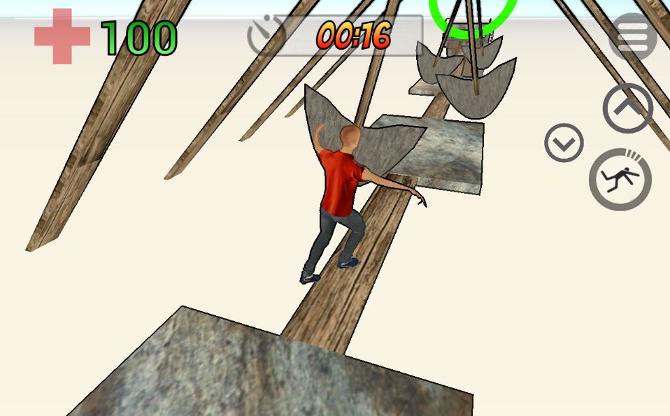 Screenshot of Clumsy Fred - ragdoll physics simulation game