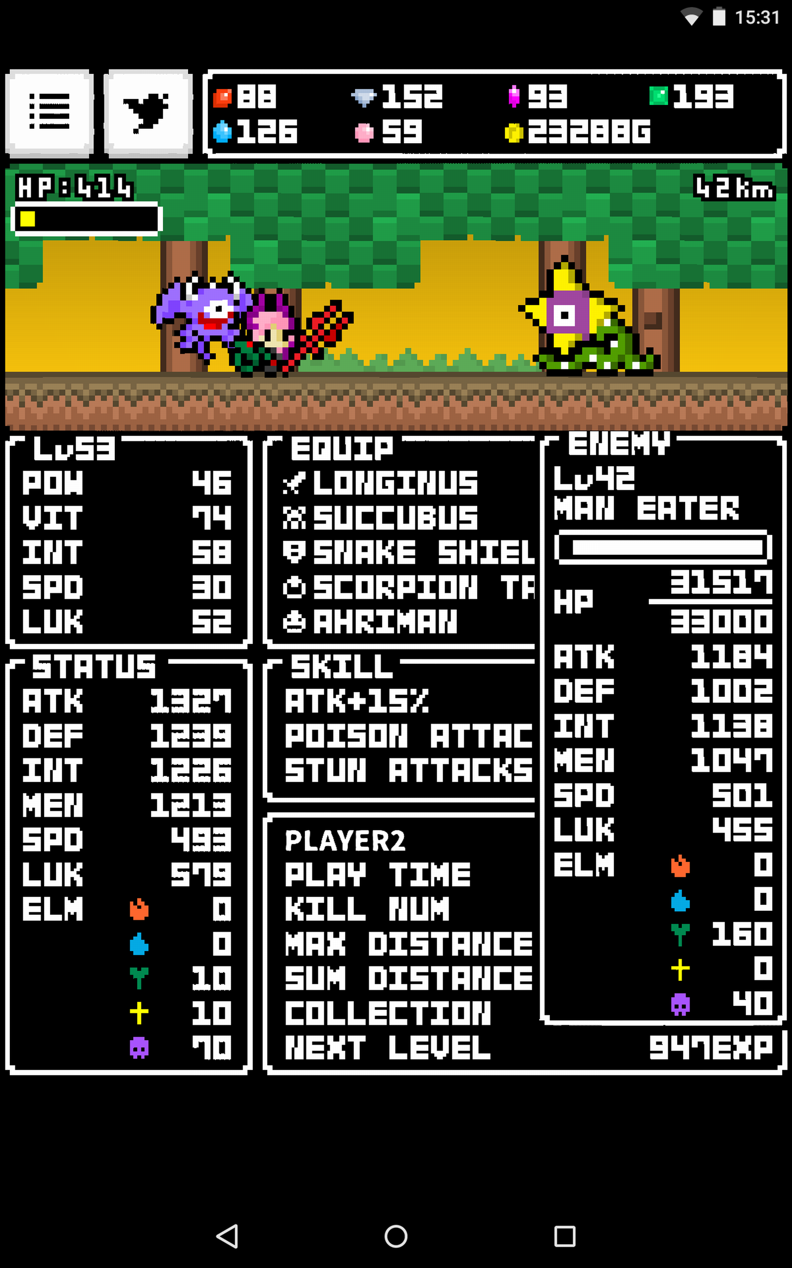 Captura de Tela do Jogo MinuteSlash