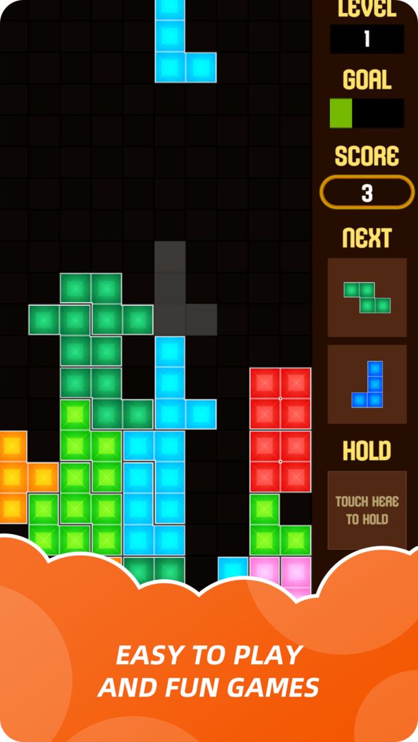 블록 크러시-무료 인기 클래식 퍼즐 게임 게임 스크린 샷