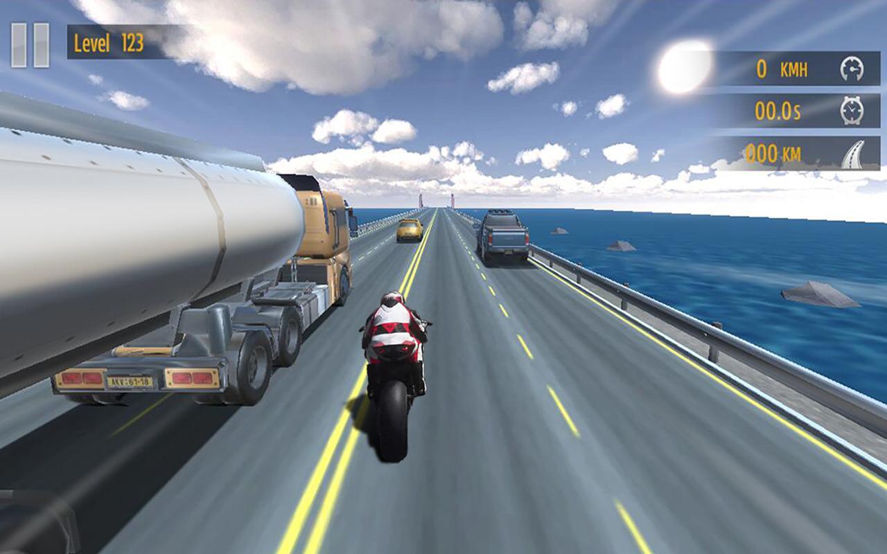 Motorcycle Racing Game Screenshot