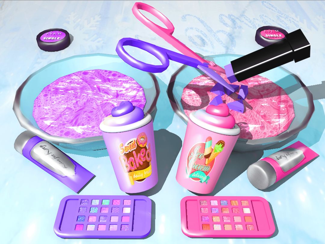 Makeup Slime Fidget Toys Games 게임 스크린 샷