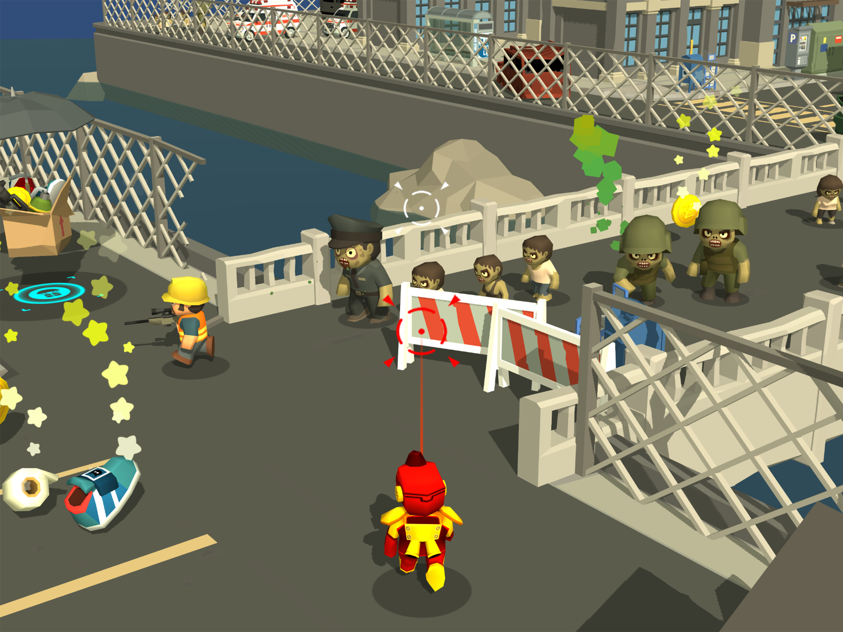 Captura de Tela do Jogo 尸城吃鸡 (Zombie Ground)