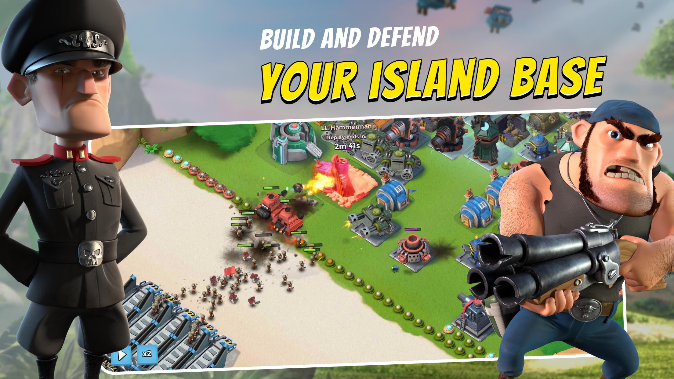 Скриншот игры Boom Beach: War Strategy Game