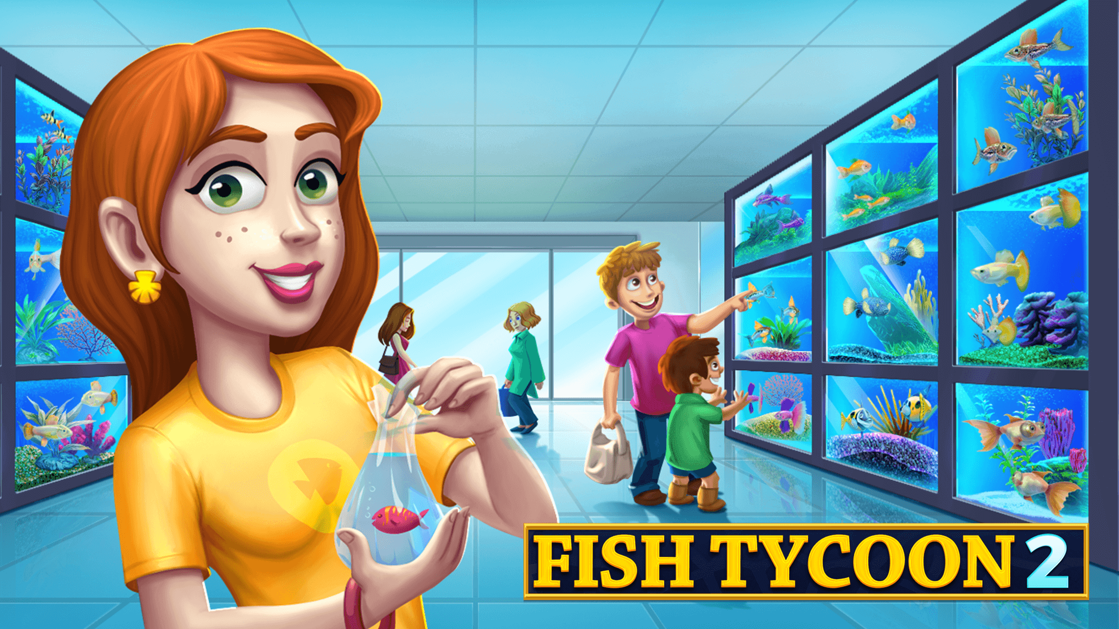 Fish Tycoon 2 Virtual Aquarium Game Screenshot