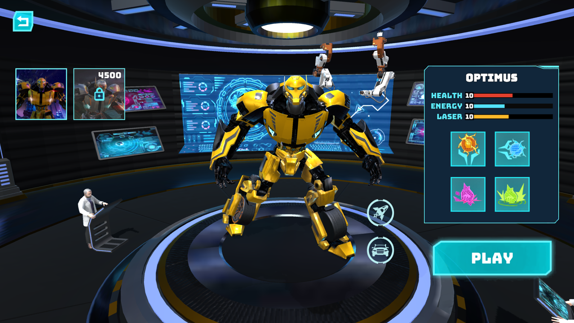 Screenshot of Robot War: Robot Transform