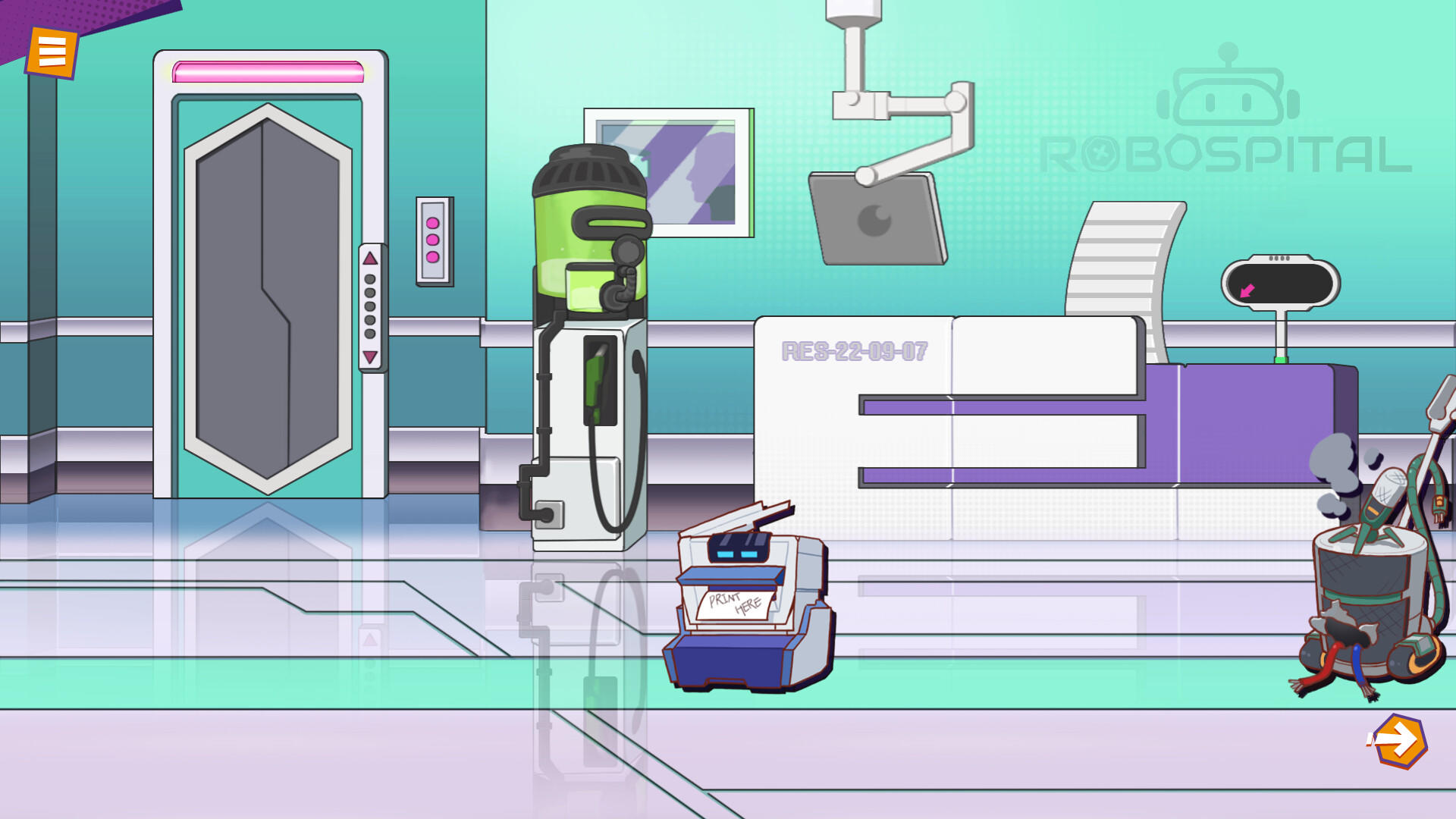 Screenshot of Robospital
