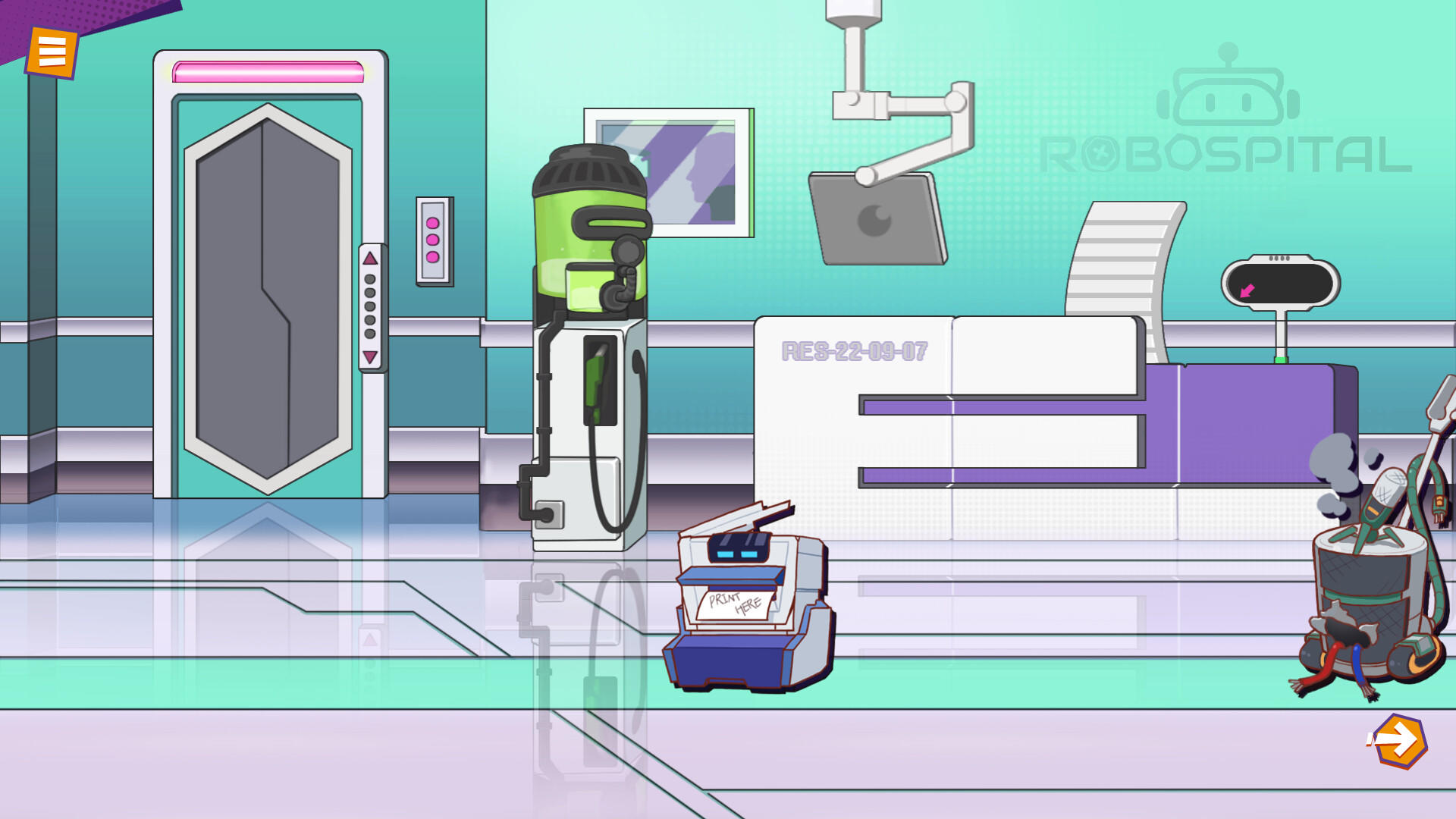 Robospital Game Screenshot