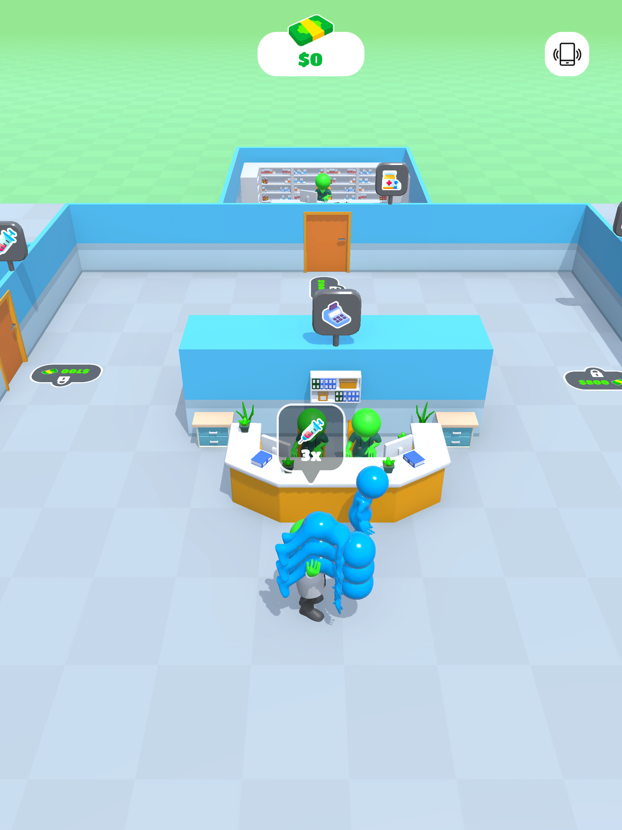 Hospital Manager Game Screenshot