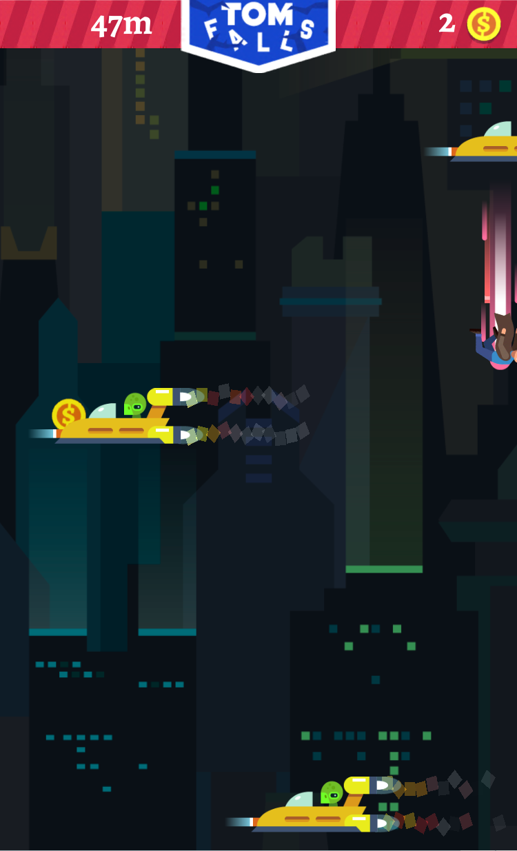 Tom Falls Game Screenshot