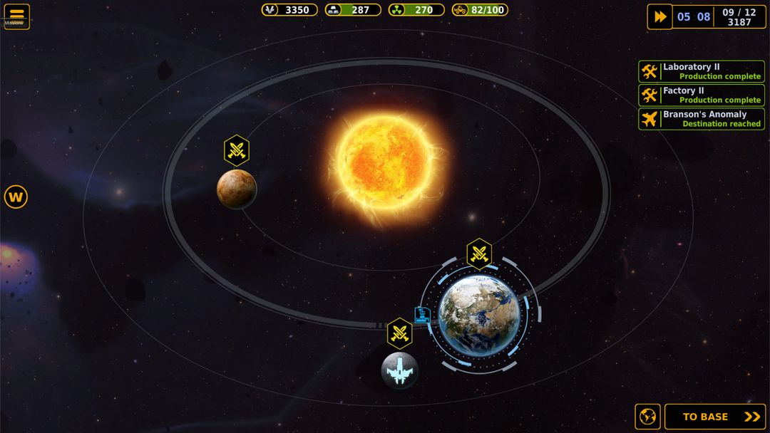 Screenshot of Codex of Victory - sci-fi game