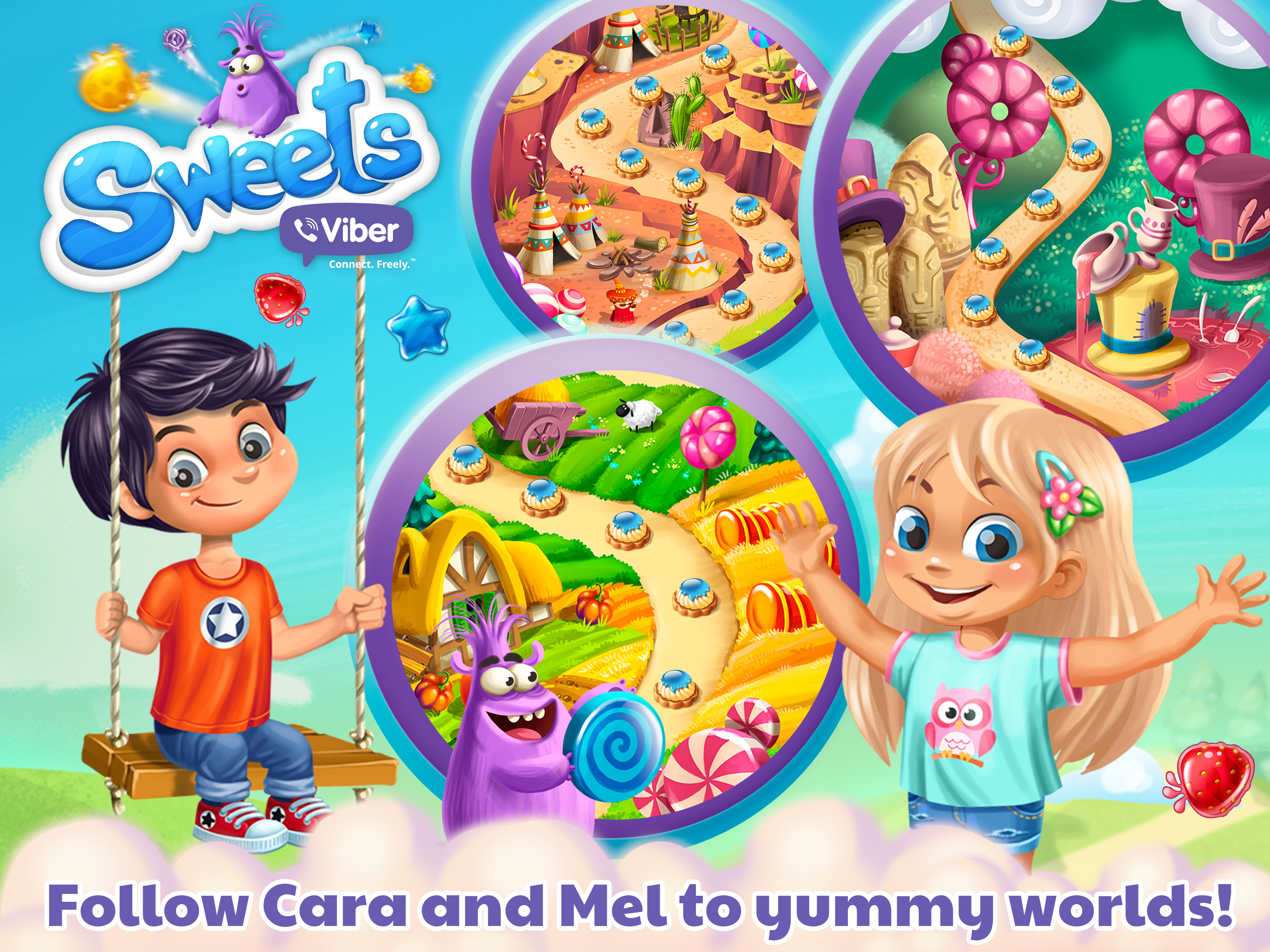 Viber Sweets 게임 스크린샷